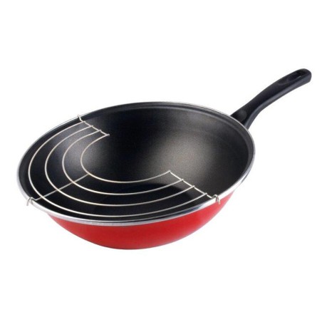 01108596 WOK ACERO PRAGA Ø28cm MAGEFESA