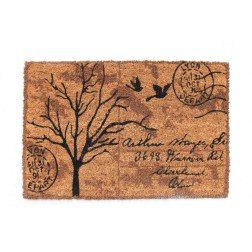 FELPUDO DE COCO ESTAMPADO MODELO POSTAL 40x60 cm