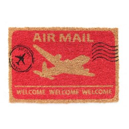 FELPUDO DE COCO ESTAMPADO MODELO AIRMAIL 40x60 cm