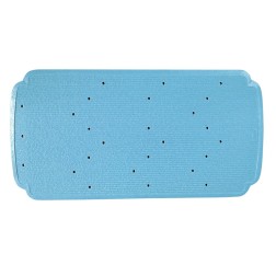 01221 ALFOMBRA DE BAÑO CAUCHO 78x36cm AZUL DINTEX