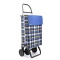 JEA036 CARRO COMPRA JEAN LN 4 SCOTTISH AZUL AMARILLO NEGRO ROLSER