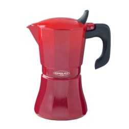 215090311 CAFETERA 6 TAZAS ROJA PETRA OROLEY