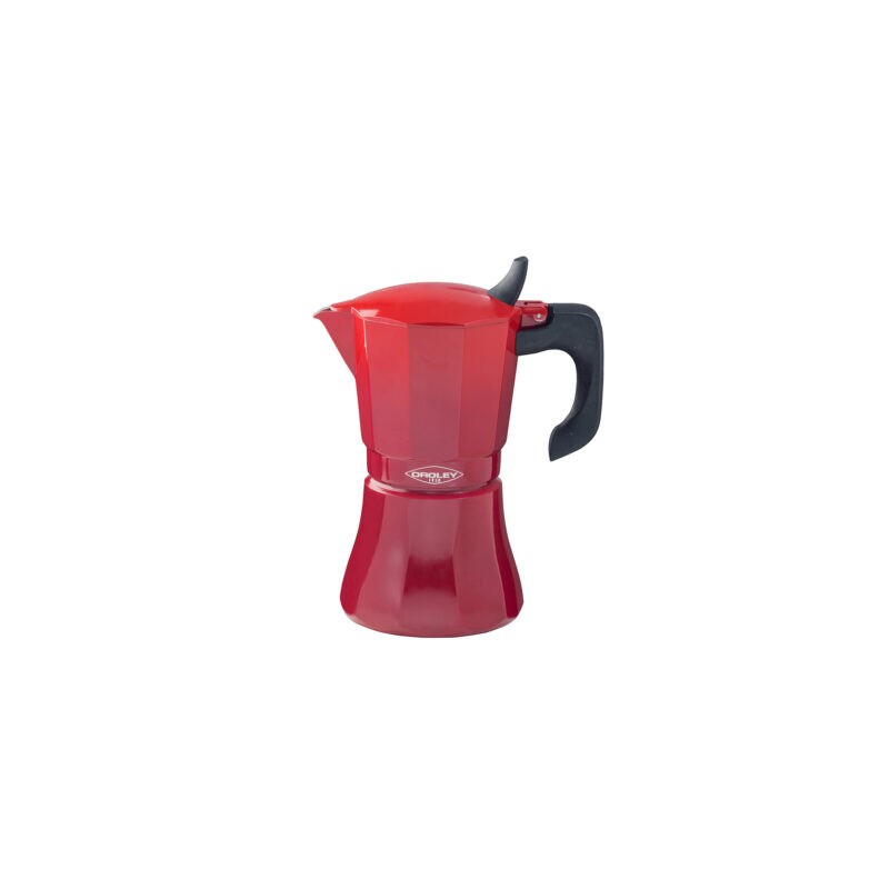 215090311 CAFETERA 6 TAZAS ROJA PETRA OROLEY