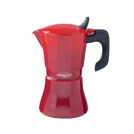 215090411 CAFETERA 9 TAZAS ROJA PETRA OROLEY