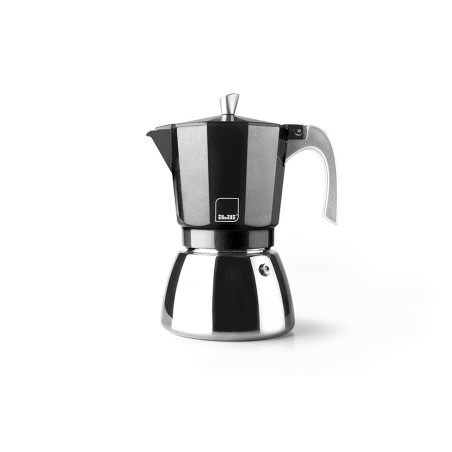629206 CAFETERA 6 TAZAS NEGRA ELBA IBILI