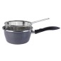 1115113 CAZO ACERO K2 GRANSASSO CON CESTILLO Ø16cm MAGEFESA