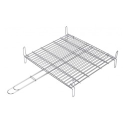 2686 PARRILLA DOBLE INOXIDABLE 50x50cm SAUVIC