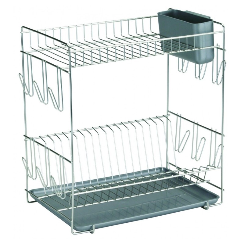 90980 ESCURREPLATOS GRANDE INOXIDABLE 18-8 18 PLATOS 43x25x41,5cm SAUVIC 90980 ESCURREPLATOS GRANDE INOXIDABLE 18-8 18 PLATOS 43x25x41,5cm SAUVIC