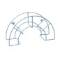 3310 SOPORTE MANGUERA GRANDE RESINA GRIS 46,5x24x16,5cm SAUVIC