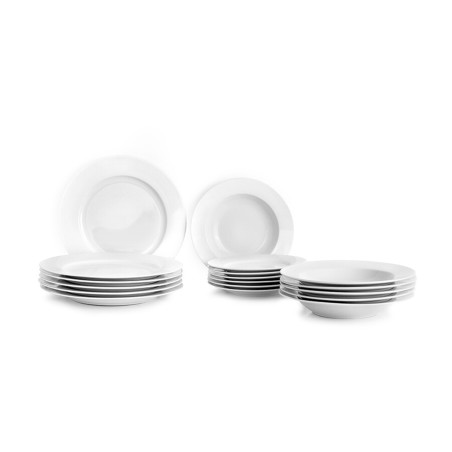 692100 SET 18 PIEZAS CASTILLA BLANCO IBILI