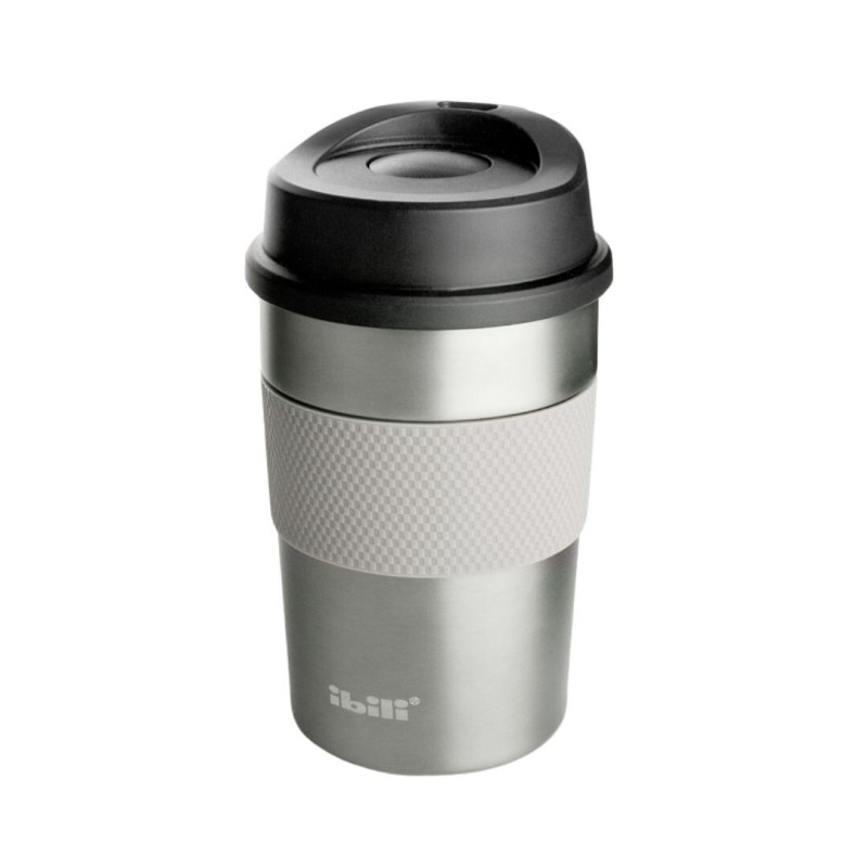 667536T VASO DOBLE PARED LUXE TITANIO 360ml IBILI