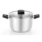 M240230 OLLA INOX 30cm CON TAPA VIDRIO ELITE MONIX