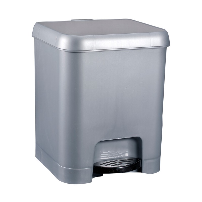 3079 CUBO DE BASURA CON PEDAL 7L PLATA 3079 CUBO DE BASURA CON PEDAL 7L PLATA