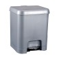 3079 CUBO DE BASURA CON PEDAL 7L PLATA 3079 CUBO DE BASURA CON PEDAL 7L PLATA