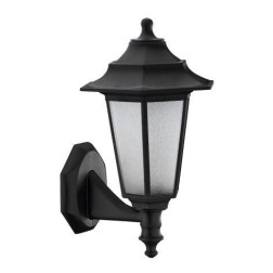 2073511-N FAROL PARED 1XE27 NEGRO HOROZ