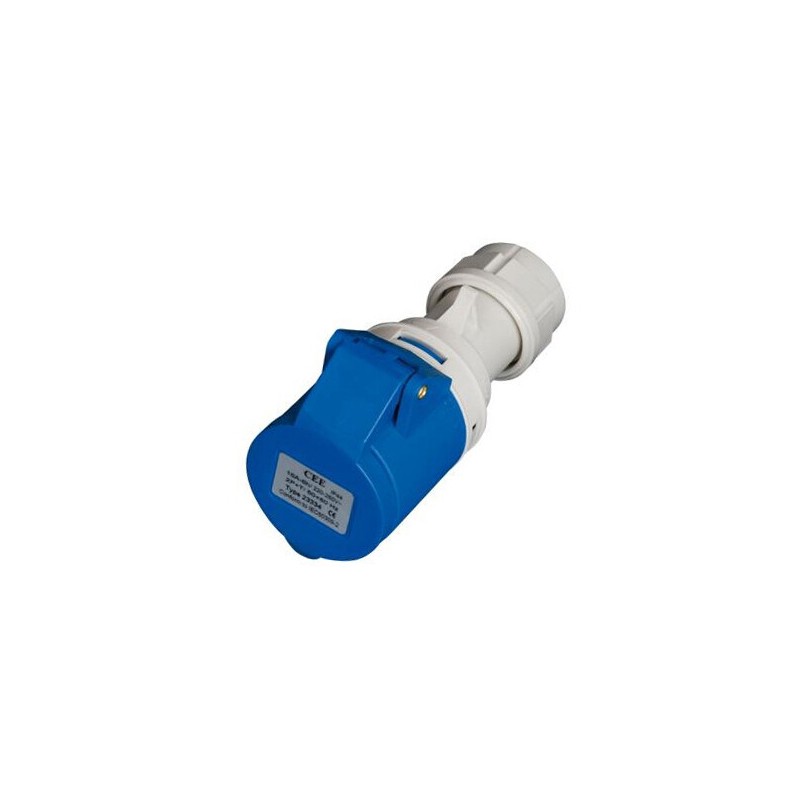 2300334 BASE AEREA CETAC 2P+T AZUL 16A 220V GSC