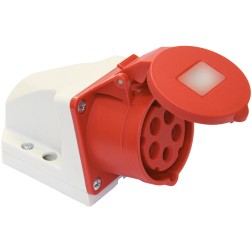 932154 BASE SUPERFICIE CETAC 3P+N+T ROJO 32A 400V SOLERA