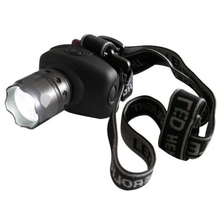 60-381 LINTERNA FRONTAL LED 3W CON ZOOM DH