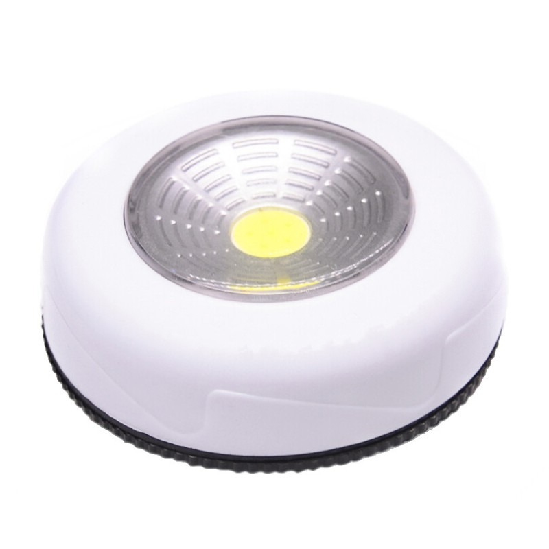 203005000 BL PUSHLIGHT REDONDO BLANCO LED COB 3xAAA 80lm GSC
