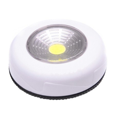 203005000 BL PUSHLIGHT REDONDO BLANCO LED COB 3xAAA 80lm GSC