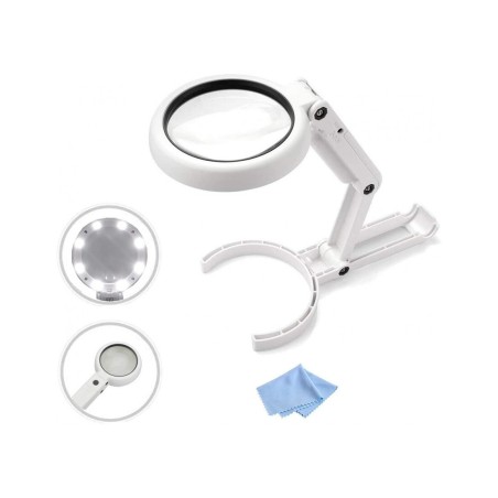 LE037 LINTERNA LED LUPA 0,4W 6000K 5X-11X VELAMP