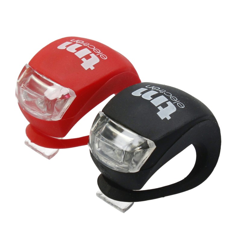 TMTOR003 2u LUZ LED BICICLETA FRONTAL + TRASERA TM ELECTRON