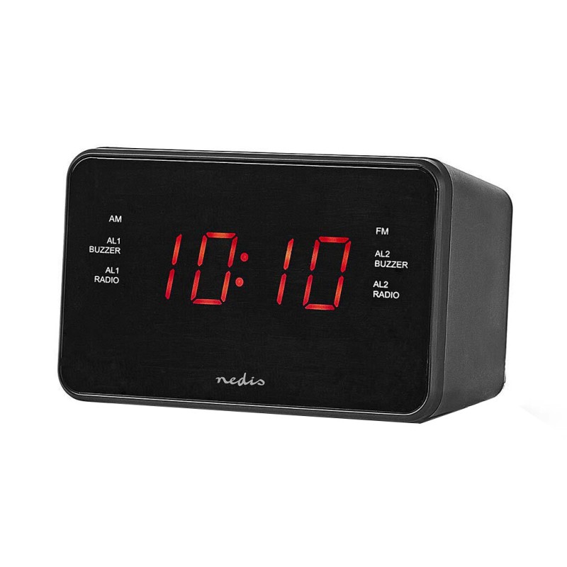 CLAR002BK RADIO DESPERTADOR RELOJ DIGITAL NEDIS