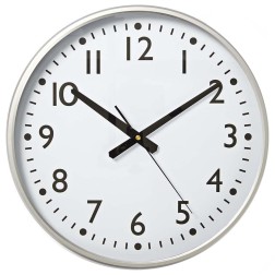 CLWA016PC38AL RELOJ DE PARED CIRCULAR ø38cm BLANCO