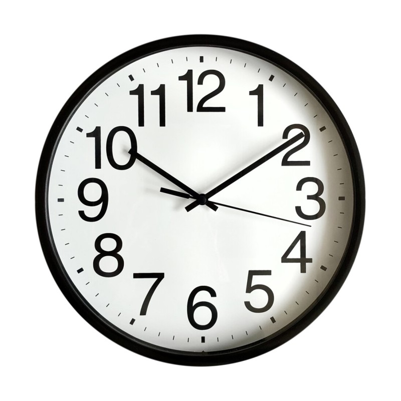 93-341 RELOJ DE PARED BLANCO 25cm ELECTRO DH