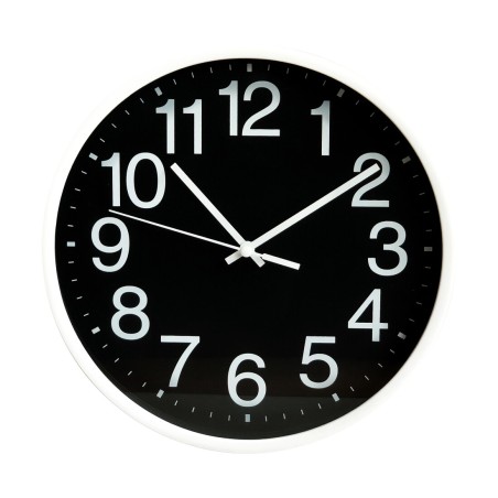 93-342 RELOJ DE PARED NEGRO 25cm ELECTRO DH