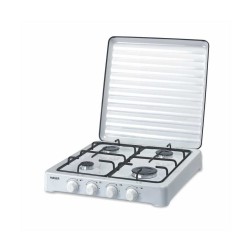 GC-04E-023A COCINA A GAS ESMALTADA CON TAPA 4 FUEGOS QUAD FIRE HAEGER