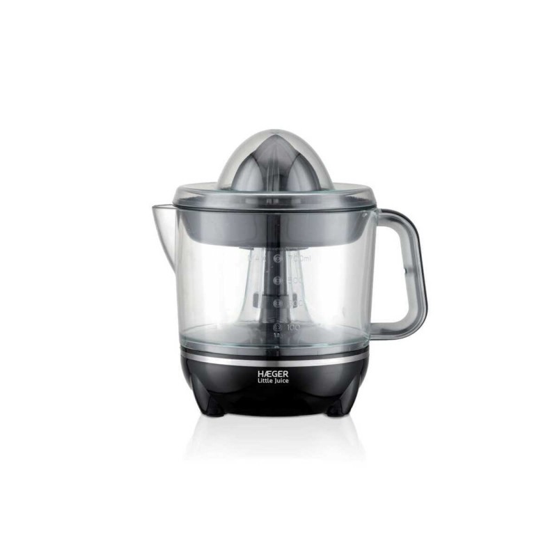 CJ-025-006A EXPRIMIDOR ELECTRICO NEGRO 0,7L 25W LITLE JUICE HAEGER CJ-025-006A EXPRIMIDOR ELECTRICO NEGRO 0,7L 25W LITLE JUICE HAEGER