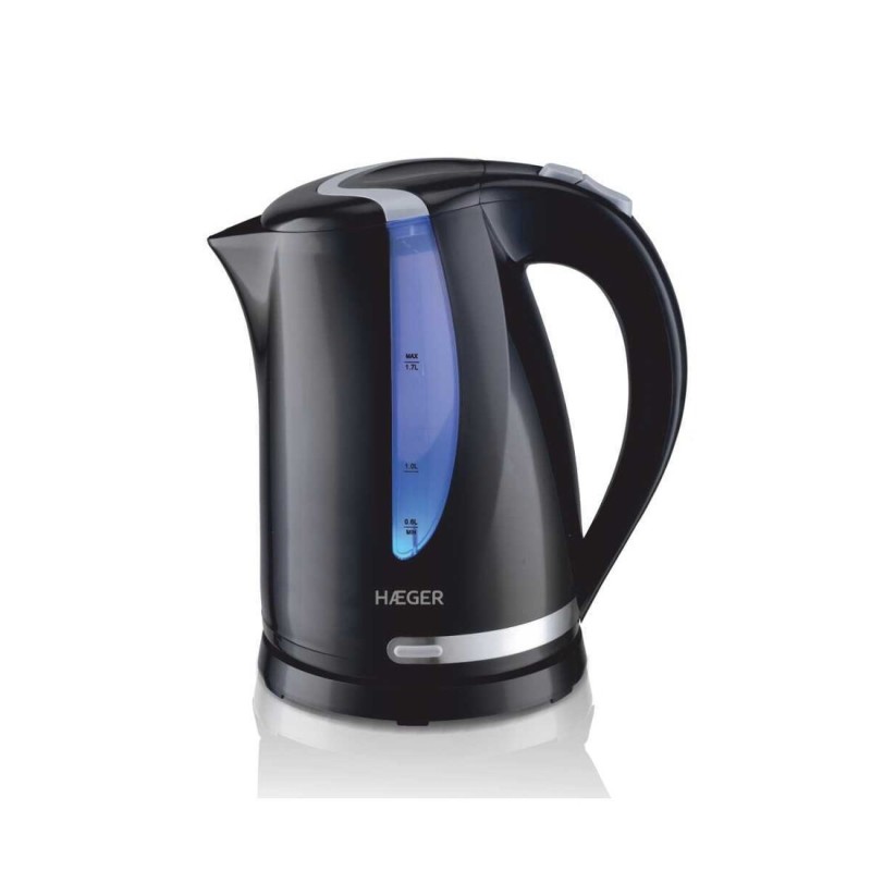 EK-22B-023A HERVIDOR ELECTRICO 1,7L 2200W BASE ROTATIVA BLACKNESS HAEGER
