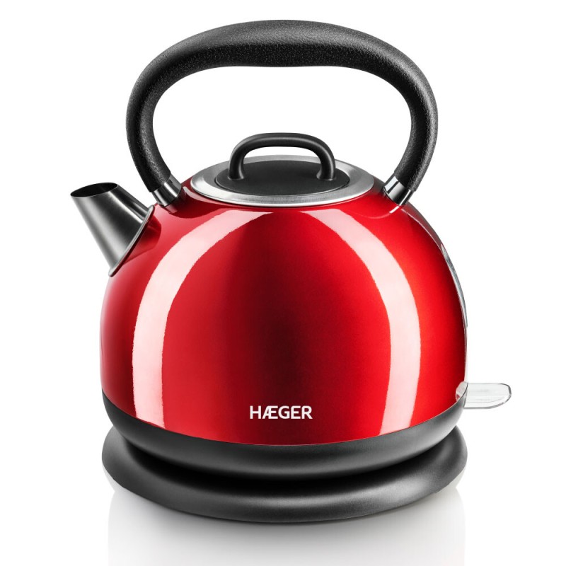EK-22R-021A HERVIDOR ELECTRICO 1,7L 2200W BASE ROTATIVA RED CHERRY HAEGER
