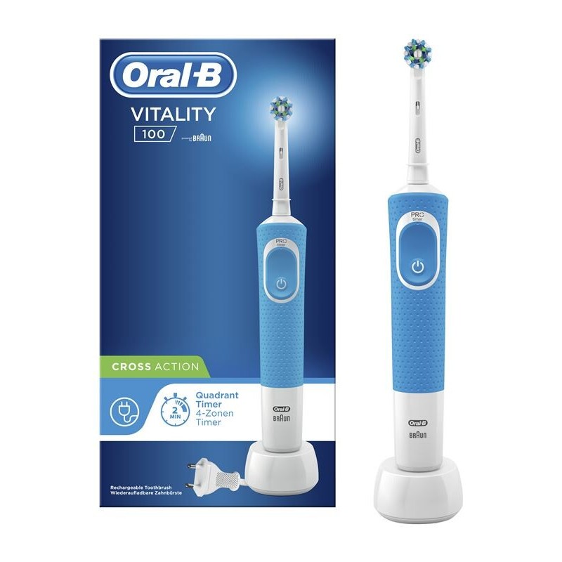 OR-D100BL-BOX CEPILLO DENTAL ELECTRICO VITALITY AZUL ORAL-B