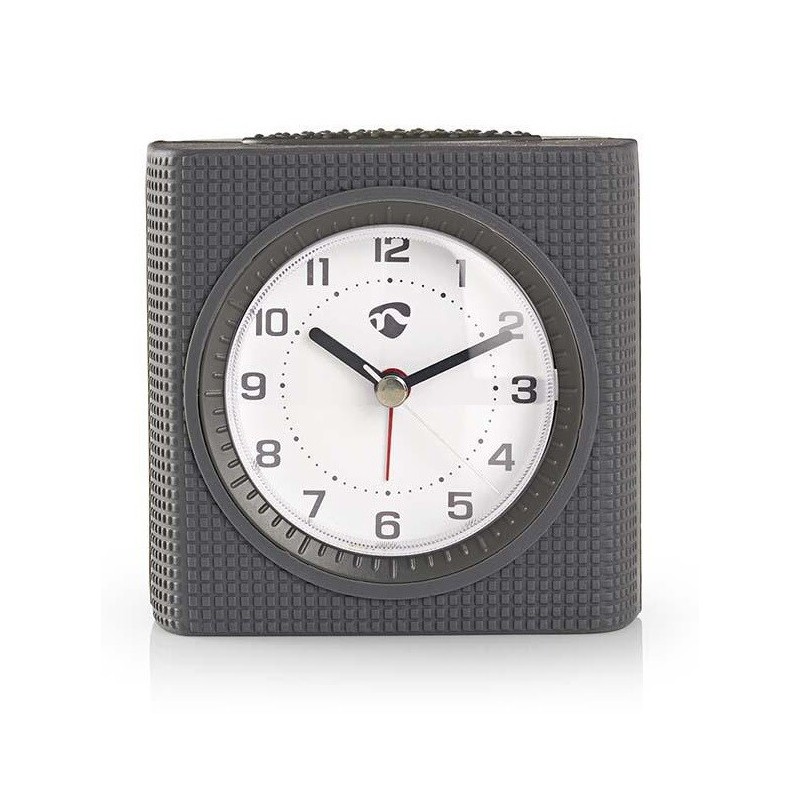 CLDK004GN RELOJ DESPERTADOR ANALOGICO GRIS NEDIS