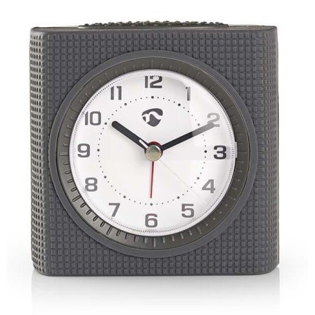 CLDK004GN RELOJ DESPERTADOR ANALOGICO GRIS NEDIS