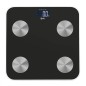 HBAS1155 BASCULA DE BAÑO DIGITAL NEGRA CON ANALIZADOR JATA HBAS1155 BASCULA DE BAÑO DIGITAL NEGRA CON ANALIZADOR JATA