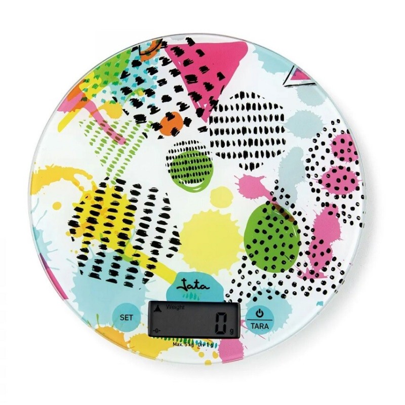 HBAL7240 BASCULA DE COCINA REDONDA 5Kg JATA