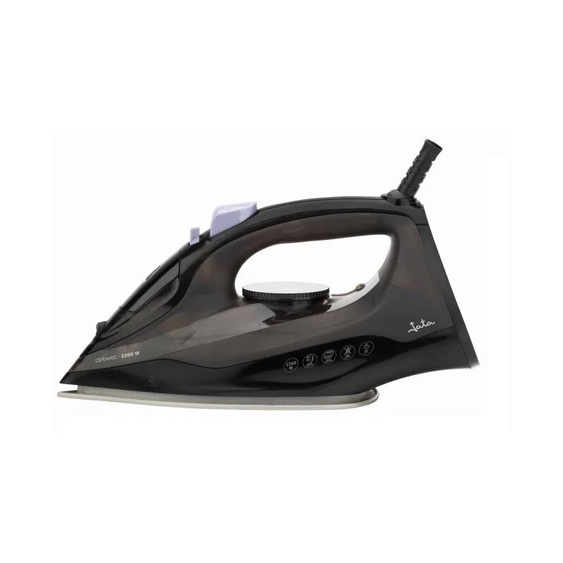 JEPL2241 PLANCHA VAPOR NEGRA SUELA CERAMICA 2200W JATA