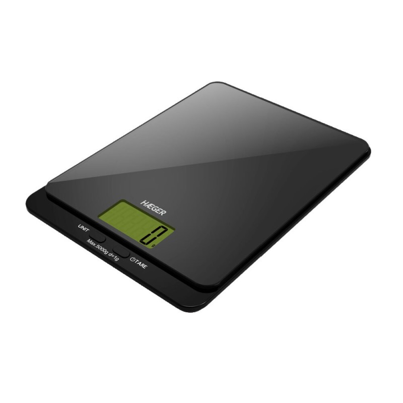 KS-005-007A BASCULA DIGITAL DE COCINA DARKGLASS HAEGER