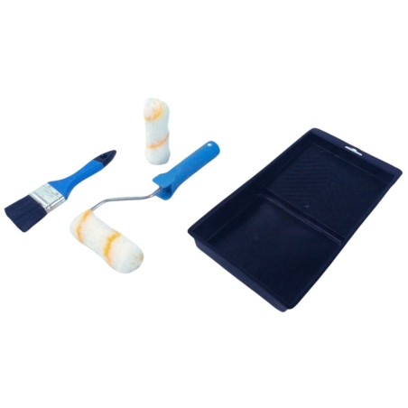 68406 JUEGO DE PINTURA BANDEJA PALETINA RODILLO Y RECAMBIO 100mm MADER