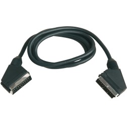 LX429 1,5m CABLE EUROCONECTOR M-M NEGRO