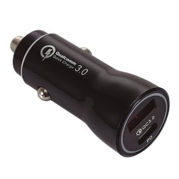 105515009 BL CARGADOR RAPIDO COCHE USB A+ C 5V-3A GSC