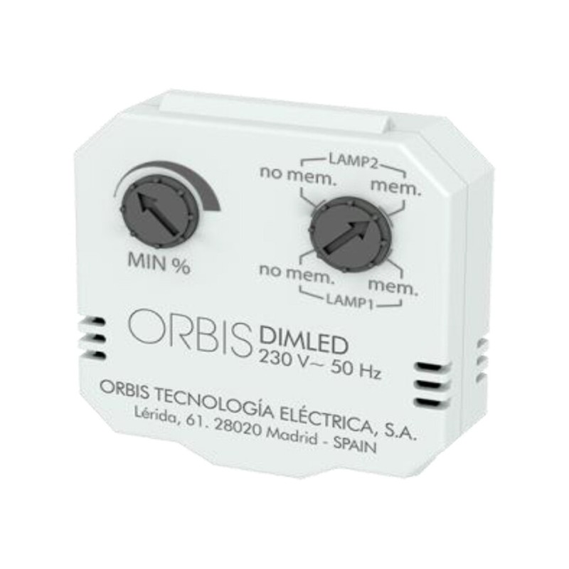 REGULADOR LUZ PARA CAJA MECANISMO DIMLED ORBIS