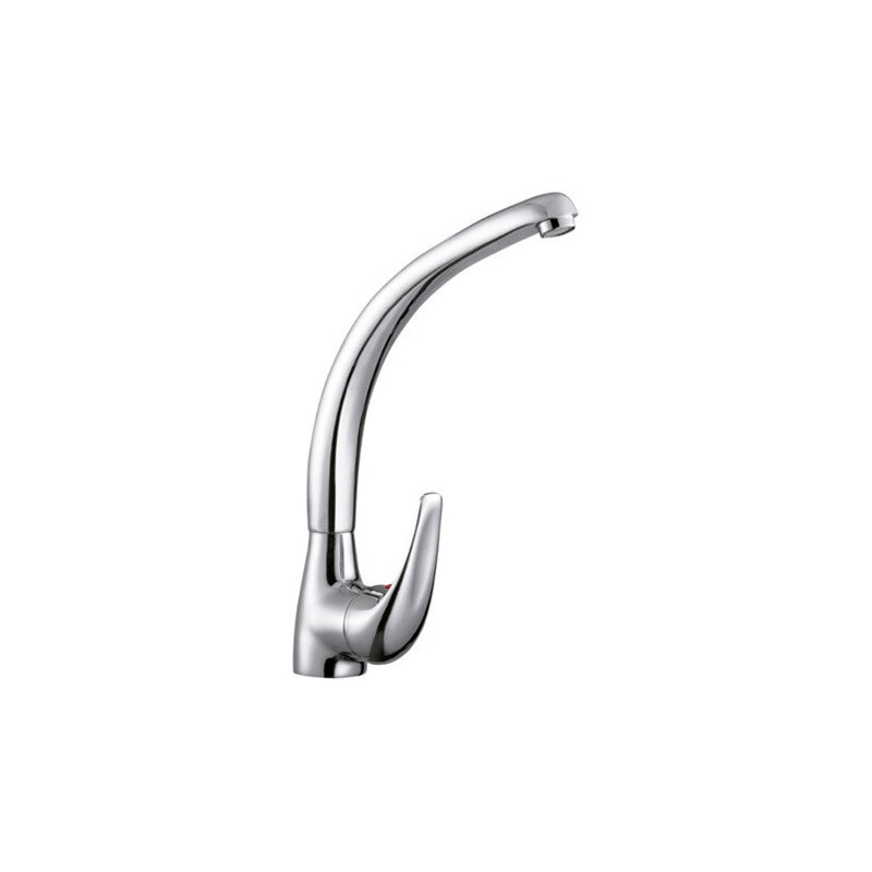 65802 MONOMANDO DE COCINA CAÑO FUNDIDO CROMO OASIS