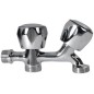 BO-65201 GRIFO DE LAVADORA DOBLE ROSCA CROMO