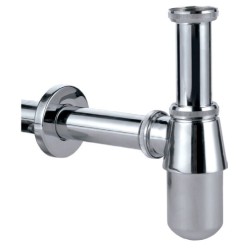 CA-41432 SIFON BOTELLA LATON CROMADO MIRTAK