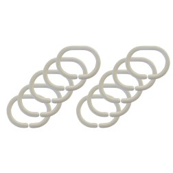 B-57200 12u ANILLA BLANCA PARA CORTINA