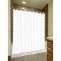 02323 CORTINA DE DUCHA DECO-PLASTIC LISA BLANCA 180x200cm DINTEX